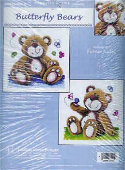 JEANNETTE CREWS BORDUURPAKKET ,BUTTERFLY BEARS - 1