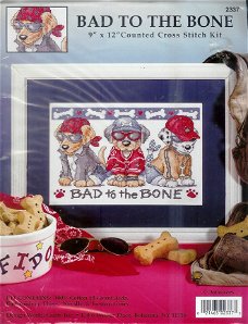 DESIGN WORKS C.BORDUURPAKKET " BAD TO THE BONE "