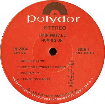 LP - John Mayall - Moving on - 1