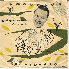 Gaby Dirne : Amoureux (1962)  ZEER ZELDZAME SINGLE