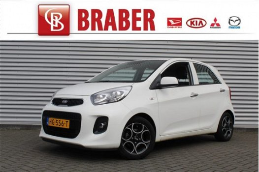 Kia Picanto - 1.0 CVVT DYNAMICLINE | Airco | LED | Lederen Stuurwiel | 7 jr garantie | - 1