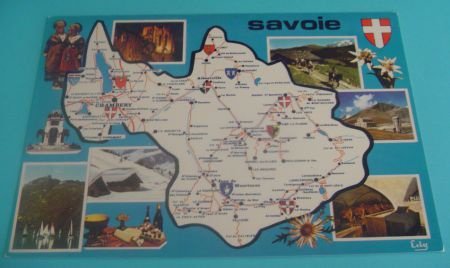 Kaart Savoie Images de chez nous - 1