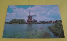 Kaart Hollandse molen Kinderdijk(nr.1)