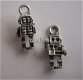 bedel/charm sprookjes : robot 13 x 7 mm - 1 - Thumbnail