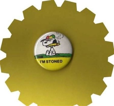 Button I'm stoned - 1