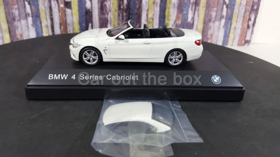 BMW 4 Series Cabriolet wit 1:43 Dealermodel - 1