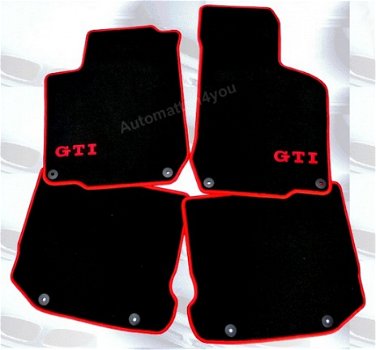 Automatten Voor u Golf GTI met prachtig logo - 2