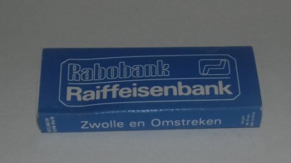 Luciferdoosje Rabobank Raiffeisenbank - 1