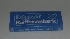 Luciferdoosje Rabobank Raiffeisenbank