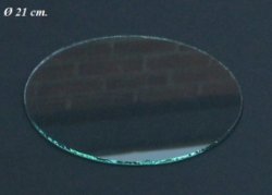=== Vlak glas = ± 21 cm. = gebruikt === 36903