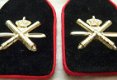 Kraagspiegels / Emblemen DT, Korps Luchtdoelartillerie, Officier, Koninklijke Landmacht.(Nr.2) - 2 - Thumbnail