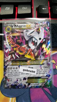 M Aggron EX 94/160 XY Primal Clash licht gebruikt - 1