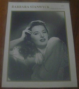 Plaatje Barbara Stanwyck - 1