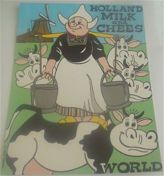 Kaart Holland milk and chees world - 1