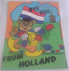 Kaart Bye Bye from Holland