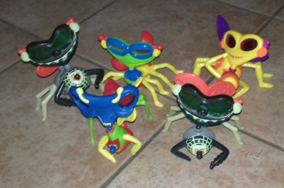 5 Happy Meal figuren - nr. 1