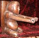 Oud houten beeld uit Nepal. hoogte 55 cm - 2 - Thumbnail