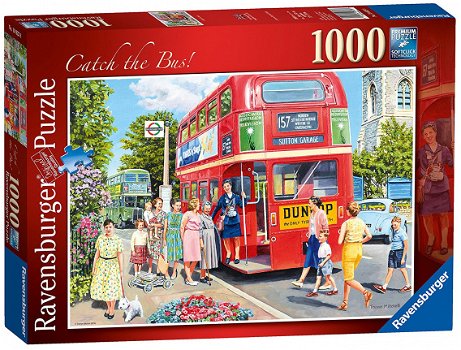 Ravensburger - Catch the Bus - 1000 Stukjes Nieuw - 2