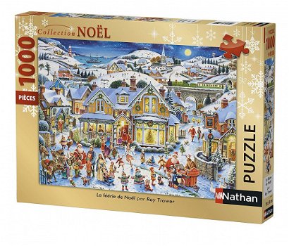 Nathan - La Féérie de Noël - 1000 Stukjes Nieuw - 2