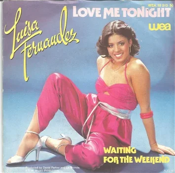 Luisa Fernandez ‎: Love Me Tonight (1980) - 1