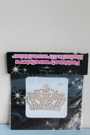 Strass sticker Kroon - nr. 1