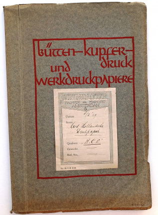 Bütten-Kupferdruck & Werkdruckpapiere 1929 Papier catalogus - Afbeelding 2