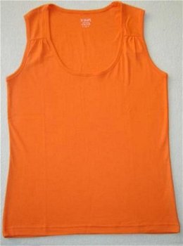 HOT !!! Dames Zomer Topje maat XL ORANJE - 1