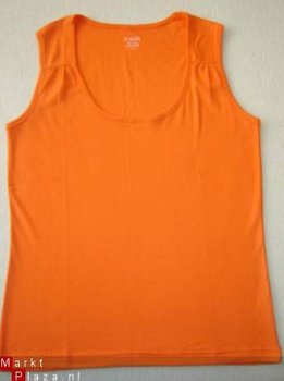 HOT !!! Dames Zomer Topje maat XL ORANJE - 2