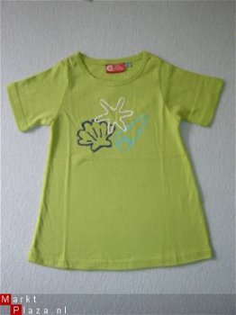 A-Lijn T-Shirt SCHELP maat 140 LIME - 2