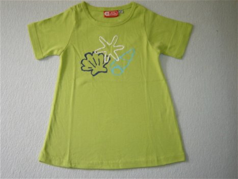 A-Lijn T-Shirt SCHELP maat 116 LIME - 1