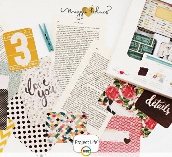 SALE NIEUW PROJECT LIFE Journal Cards Maggie Holmes Open Book Set NR 4.2 - 1