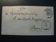 Antieke brief Rusland, gebruikt...ca.1890