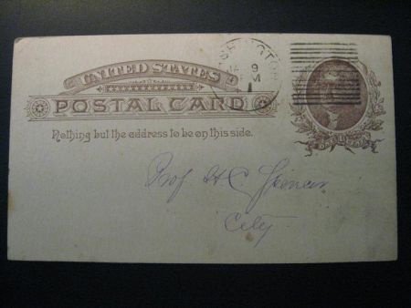 Antieke Postkaart USA, gebruikt...1889.. - 1