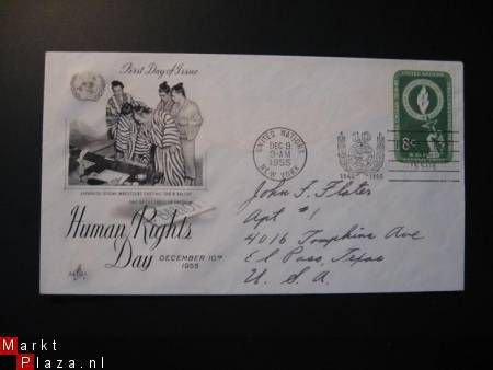 United Nations First Day of Issue 1955.... - 1
