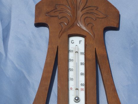 Art Deco barometer - 3