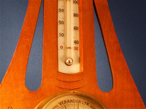 Art Deco barometer - 5