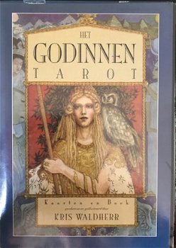 Het Godinnen Tarot SET Boek met 78 kaarten - Kris Waldherr - 1
