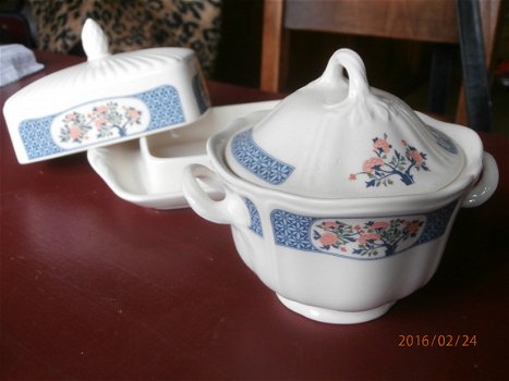 WEDGWOOD /woodland thee/koffie-pot blauw - 4