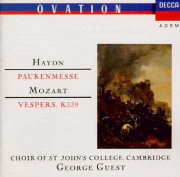 George Guest - Haydn Paukenmesse Joseph Haydn, Wolfgang Amadeus Mozart, Choir Of St John's College, - 1
