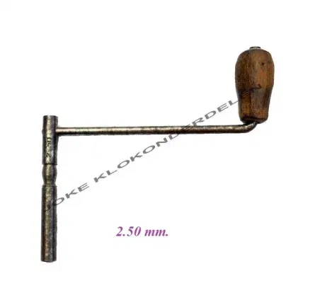 === Klok sleutel = 2.50 mm. = oud === 36960 - nr. 1