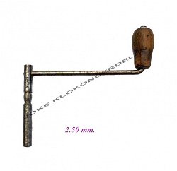 === Klok sleutel = 2.50 mm. = oud === 36960