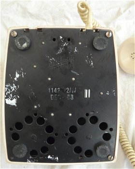 Vintage Telefoontoestel, Ericsson Rijen, Type 1951, Ivoorwit, PTT, jaren'50/'60.(Nr.1) - 6