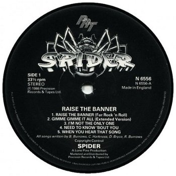 LP - Spider - Raise the banner - 1