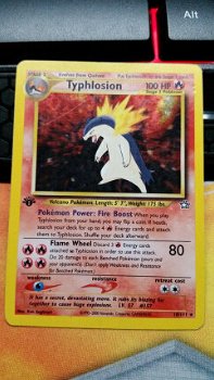 Typhlosion 18/111 Holo 1 ste editie Neo Genesis gebruikt - 1