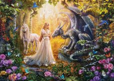 Educa - Dragon, Princess and Unicorn - 1500 Stukjes