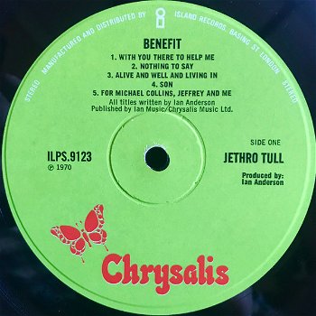 LP - Jethro Tull - Benefit - 3