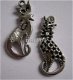 bedeltje/charm dieren : deftige poes groot - 32x14 mm - 1 - Thumbnail