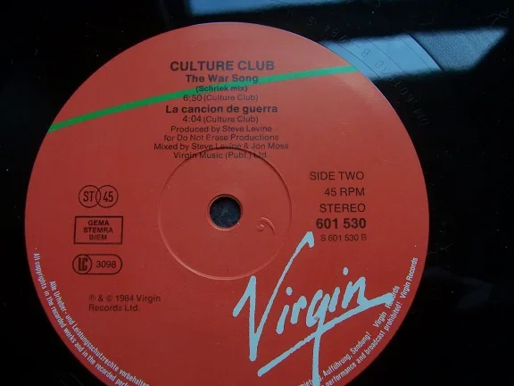 CULTURE CLUB THE WAR SONG 2X - Afbeelding 3