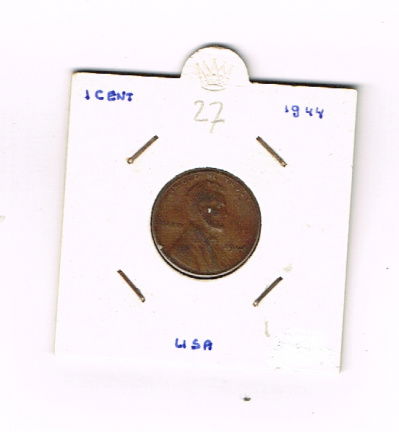 1 cents USA 1944 (nr 27) - nr. 1