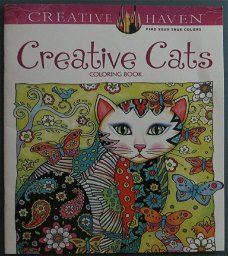 CREATIVE CATS --- Coloring book --- Marjorie Sarnat